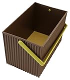 八幡化成 ハンドル付きスクエア型収納 sceltevie omnioffre(オムニオッフル) M ブラウン