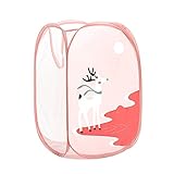 KYLIN Express 2pcsストレージバケット、ポリエステルランドリー服/おもちゃバスケットストレージバスケット折りたたみストレージボックス