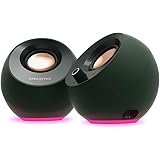 Creative Pebble Pro アルパイン グリーン USB/Bluetooth/3.5mmピン 20W RMS ピーク出力60W USB Type-C/A SP-PBLPRO-GR