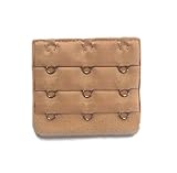 ブラジャー延長 調整ホック ３ホック ３段 （幅約５.５センチ） (ブラウン1)