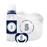MLB Baby Fanatic Bib , Bottle & Pacifier Gift Set