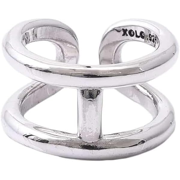 Amazon | [ショロ ジュエリー] H Ring 24K Coating ゴールド L