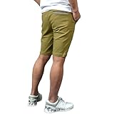 COMON GOLF(コモンゴルフ) ゴルフウェア メンズ ゴルフパンツ ストレッチ ゴルフ ショートパンツ ハーフパンツ 接触冷感 スーパーストレッチ ショーツ 短パン 半ズボン 春夏 春 夏 CG-NF151 L ベージュ