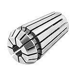 Hommyスプリングコレット　ソケット　ER16 6mmクランプ径精密　シルバートーン　ステンレス製