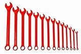 Williams WS-1172RSC 14-Piece Red Super Combo Combination Wrench Set by Snap-on Industrial Brand JH W
