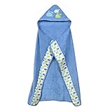 Just Born Sea Brights Whales Hooded Bath Wrap, Blue by Just Born