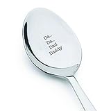 Da。。Da。。Daddy – キュートspoon- Engraved spoon- Coffer lover- EngravedシルバーWare byボストンクリエイティブ会社