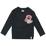 GASBAG(ガスバグ) CRAZY BEAR 天竺長袖Tシャツ 120cm /ブラック NO.G-34-652