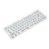 GerRiT,キーボードキットスイッチ潤滑キット65% DIYメカニカルキーボードキット68キー2.4Gワイヤレス65パーセントレイアウトスイッチホットスワップカスタムゲーミングキーボード ホワイト