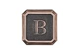 建築メールボックス3650orb-bアルミオイルはブロンズモノグラム – Letter「B」