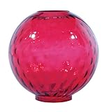 B & Pランプ10 " Dia。クランベリードットOpticボールShade