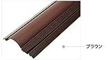 プリーツ型ドア用隙間カバー 指はさみ防止 ブラウン lp01