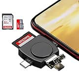 NN.ORANIE SDカードリーダー 4in1 メモリカードリーダー USBマルチカードリーダー TF/SD読取 USB/Lighting/TYPE-C/PC/Macbook/iPhone/iPad/Android 多機種対応 磁気蓋 プラグ＆プレイ 持ち運び便利 写真 音楽 動画 PDF PPT XLS DOC Offic データ保存 高速データ転送 ファイル管理 双方向転送 カメラ用 写真撮影
