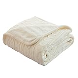 Baoblaze ６色選べる　織りケーブル　ニットアクリル　スローブランケット　空調ブランケット - ＃5