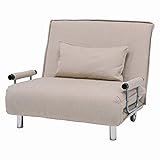 【一人暮らしで大活躍の1台3役101cm幅ソファ】 リクライニング ソファベッド クッション・キャスター付き (ベージュ)