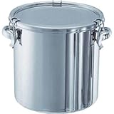 日東金属工業:日東 ステンレスタンク ストレートクリップ式密閉タンク(フタ付) 20L CTH-30 型式:CTH-30