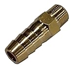 真鍮製 ホースニップル 【ネジ規格】R1/8【ホース差込口外径】10.5mm