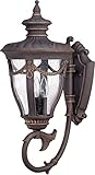 3 Light - Arm Up Large Wall Lantern - Seeded Glass [並行輸入品]
