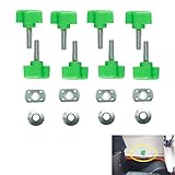 avomar 8pcs /セットハードトップクイック削除Fastener親指ねじ＆ナットのキットのジープラングラーYJ TJ JK JKUスポーツSahara自由Rubicon X &無制限X 2 /