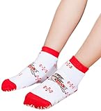 (ビグッド)Bigood かわいい クリスマス柄 ベビー キッズ 靴下 ソックス 女の子 男の子 靴下 カジュアル 保温 幼稚園 子供ソックス（ヘラジカB・L）