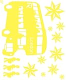 マイサ ハル インテリアステッカー ロンドンバス スモールサイズ デネルカナリア