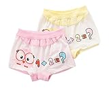 2PCS、かわいい漫画の鳥の下着女の子の快適なパンティー