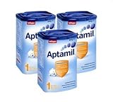 [3箱セット] Aptamil(アプタミル) 1段階(Step1) 800 g (0ヶ月〜6ヶ月)(並行輸入品)／配送後4~6日でお届け