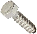 The Hillman Group 832062 3/8 x 1-1/2-Inch Stainless Steel Hex Lag Screw, 25-Pack [並行輸入品]
