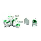 SODIAL(R) 10個デュアルターミナルT5 T4蛍光灯電球ランプホルダーソケット