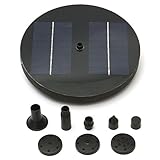 8V 1.6Wソーラー噴水ウォーターポンプ＆パネルのフローティングプールガーデンの池の水まき搭載