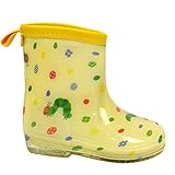 はらぺこあおむし キッズ ベビー 子供 用 長靴 レインブーツ 男の子 男児 女の子 女児 雨具 保育園 fo-ih1906 14cm クリーム