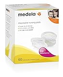 Medela メデラ 母乳パッド 60枚 個別包装 2本のテープでズレにくい (008.3075)
