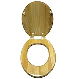 komanakomi 木製便座 洋式 トイレ リフォーム リノベーション (Ｏ型)