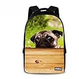 FOR U DESIGNS(JP) バックパック メンズ レディース 通学 通勤 犬柄