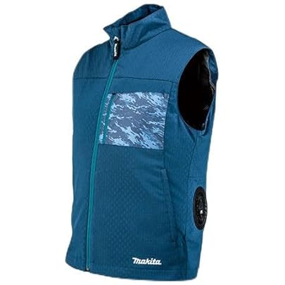 Amazon.co.jp: マキタ 充電式ファンベスト 高撥水・透湿性生地 紺 L