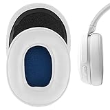 Geekria イヤーパッド互換性 パッド スカルキャンディ Skullcandy Venue ヘッドホンに対応 パッド イヤー/イヤーカップ(プロテインレザー/白)