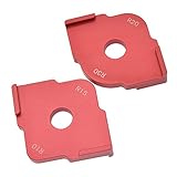 Viviseason(ビビシーズン) 円弧R10/ 15/20/30テンプレート 大工工具 ツール レッド