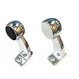 L型ブラケット止 左 クローム 32m/m （28128）