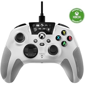 TURTLE BEACH コントローラー 有線 USB Xbox Steam Windows PC 用 ゲームパッド 背面ボタン EQプリセット有 足音強化 サイドトーン エイム調整 ホワイト 白 Recon 国内正規品【Xbox 公認】