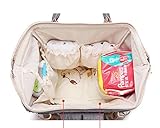 森の日和ママバッグ おしゃれ大容量軽量マザーズリュック出産祝い (グレー)