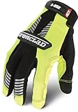 Ironclad IVG2-04-L I-Viz Reflective Green 2 Glove, Large, 1-Pack by Ironclad