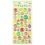 BGM きゅるるんシール 喫茶アラモード カフェ 第一弾 第二弾 第三弾 ビージーエム ぷくぷく シル活 (きゅるるんシール フルーツ)