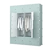 LifeDIY クローゼット 組み立て式 ワードローブ 洋服収納ラック 防塵・防汚・防水 かび...