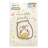 パイオニア すみっコぐらし ねこ アイロン・シール両用 ワッペン ベージュ GFPIPSU350-PSU104