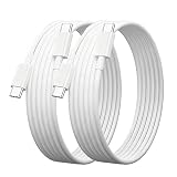 USB C ケーブル 2m 2本セット Suptopwxm Type-C to Type-C 60W PD 急速充電 480Mbps 高速データ転送 【ホワイト/高耐久TPE素材】 スマホ タブレット ノートPC ゲーム機 各種対応 ビデオ出力非対応