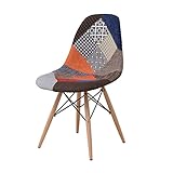 JKプラン イームズデザイン　パッチワークチェア シェルチェア パッチワークマルチカラー XWA-0021-PWMC