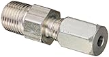 Eaton Weatherhead Carbon Steel Flareless 7000 Series Ermeto Tube Fitting, Male Connector, 1/8 NPT Ma