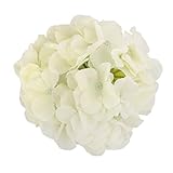 Sharplace 20個　造花　人工花　フラワーヘッド　現実的　カード　結婚式　パーティー　装飾　ホワイト　　