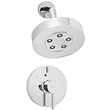 Speakman SM-1410-P Neo Anystream High Pressure Shower Head with Shower Valve Combo Shower System, Po