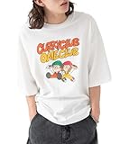 [ウィゴー] 男女兼用 Tシャツ メンズ 半袖 半袖Tシャツ 春服 夏服 服 トップス ゆったり ビッグシルエット グラフィック プリント デザイン ギフト プレゼント ストリート 春 夏 秋 冬 メンズ L タイプA(半袖) 柄31